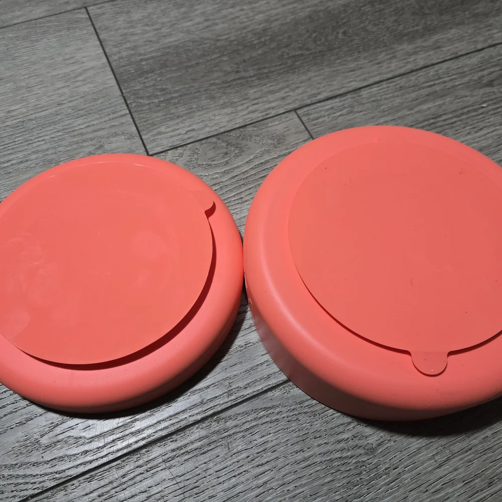 Slow Feeder Dog Bowls Set for Small Dogs & Cats, Portable Non-Slip Silicone Food